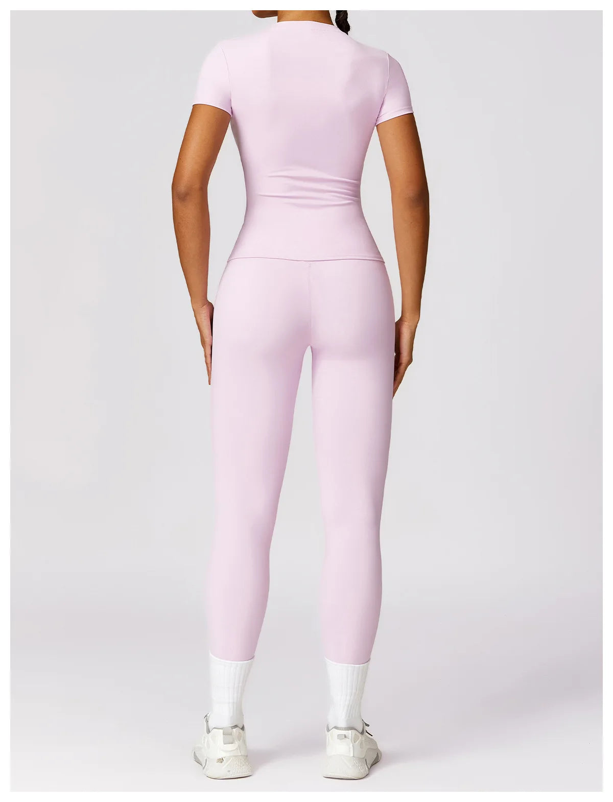 YogaFit Duo: High-Waist Crop & Leggings set