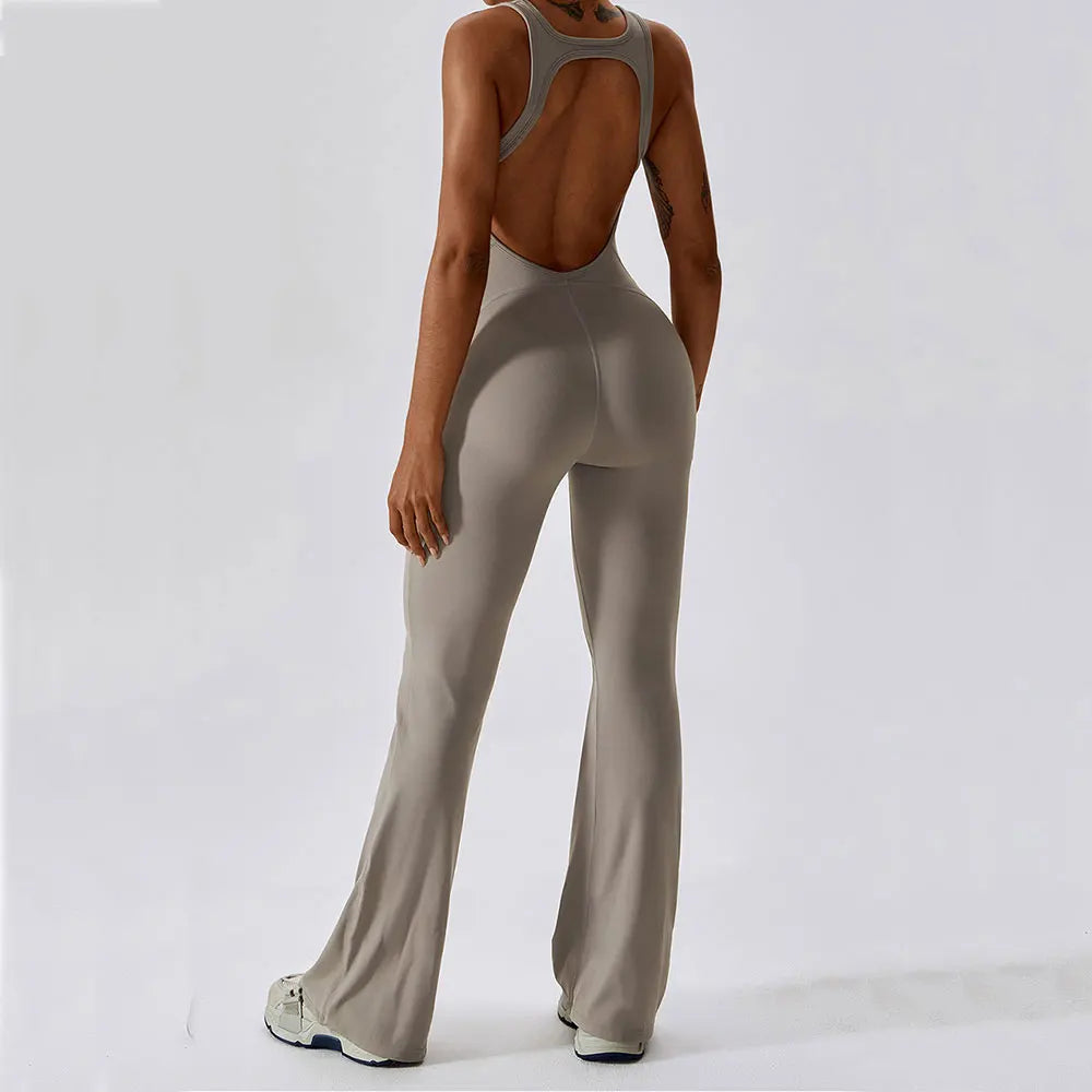 YogaFit: Solid Sculpt One-Piece Jumpsuit