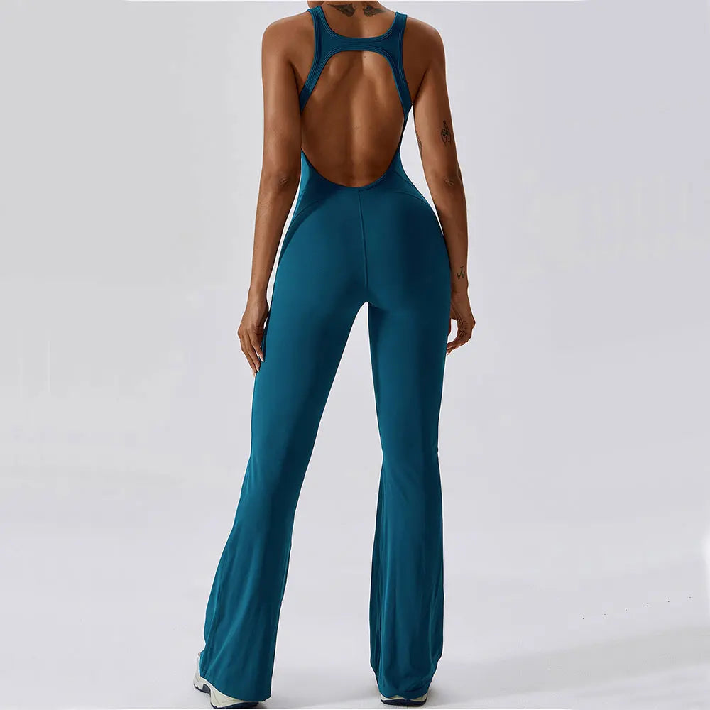 YogaFit: Solid Sculpt One-Piece Jumpsuit