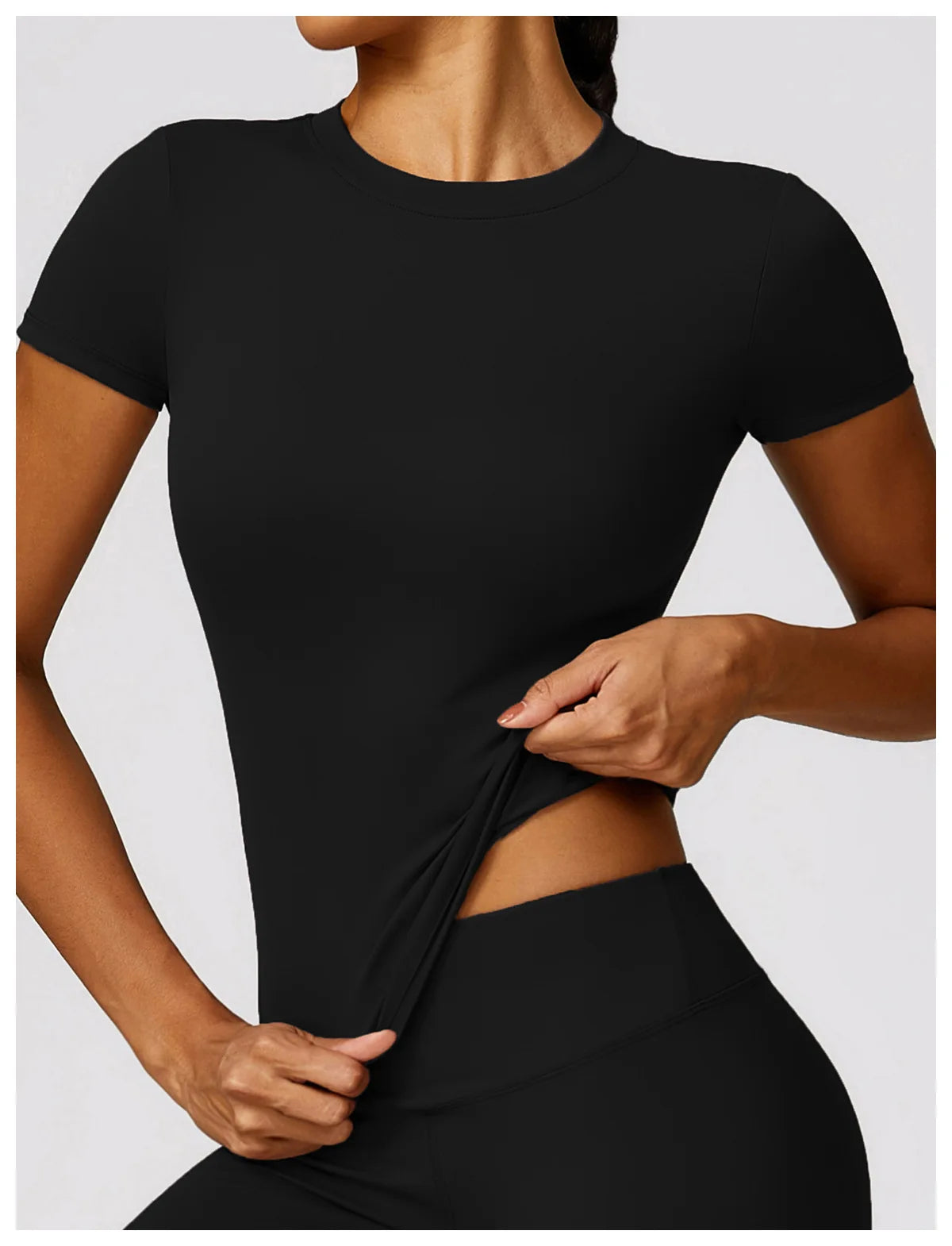 YogaFit Duo: High-Waist Crop & Leggings set