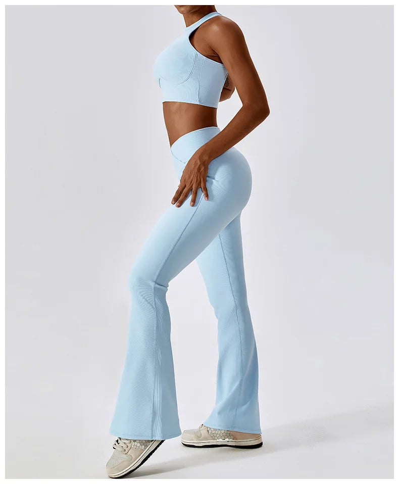 YogaFit: High Waist Flare Legging