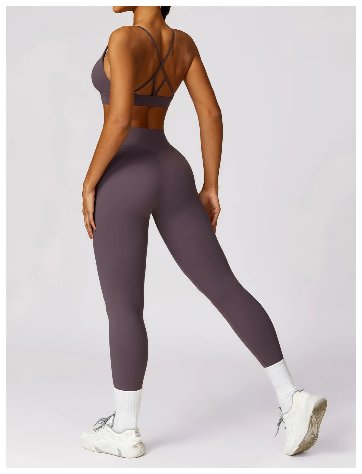 YogaFit Duo: High-Waist Crop & Leggings set