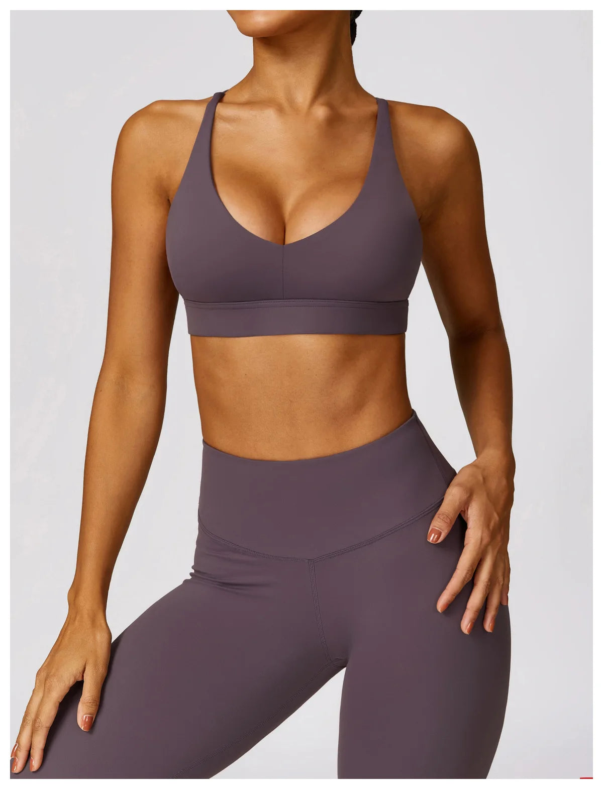 YogaFit Duo: High-Waist Crop & Leggings set