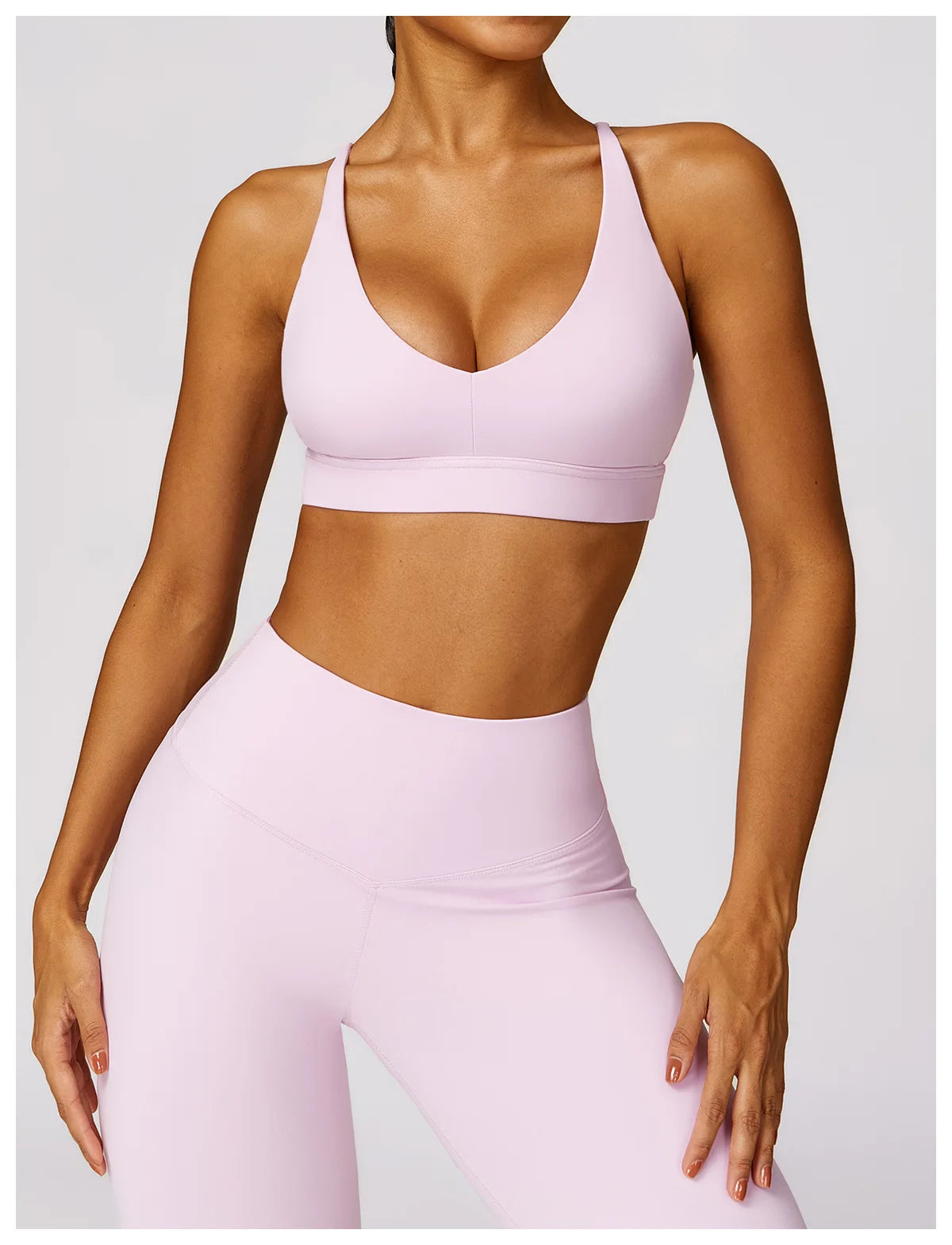 YogaFit Duo: High-Waist Crop & Leggings set