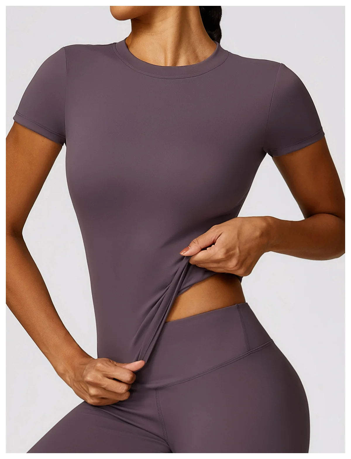 YogaFit Duo: High-Waist Crop & Leggings set