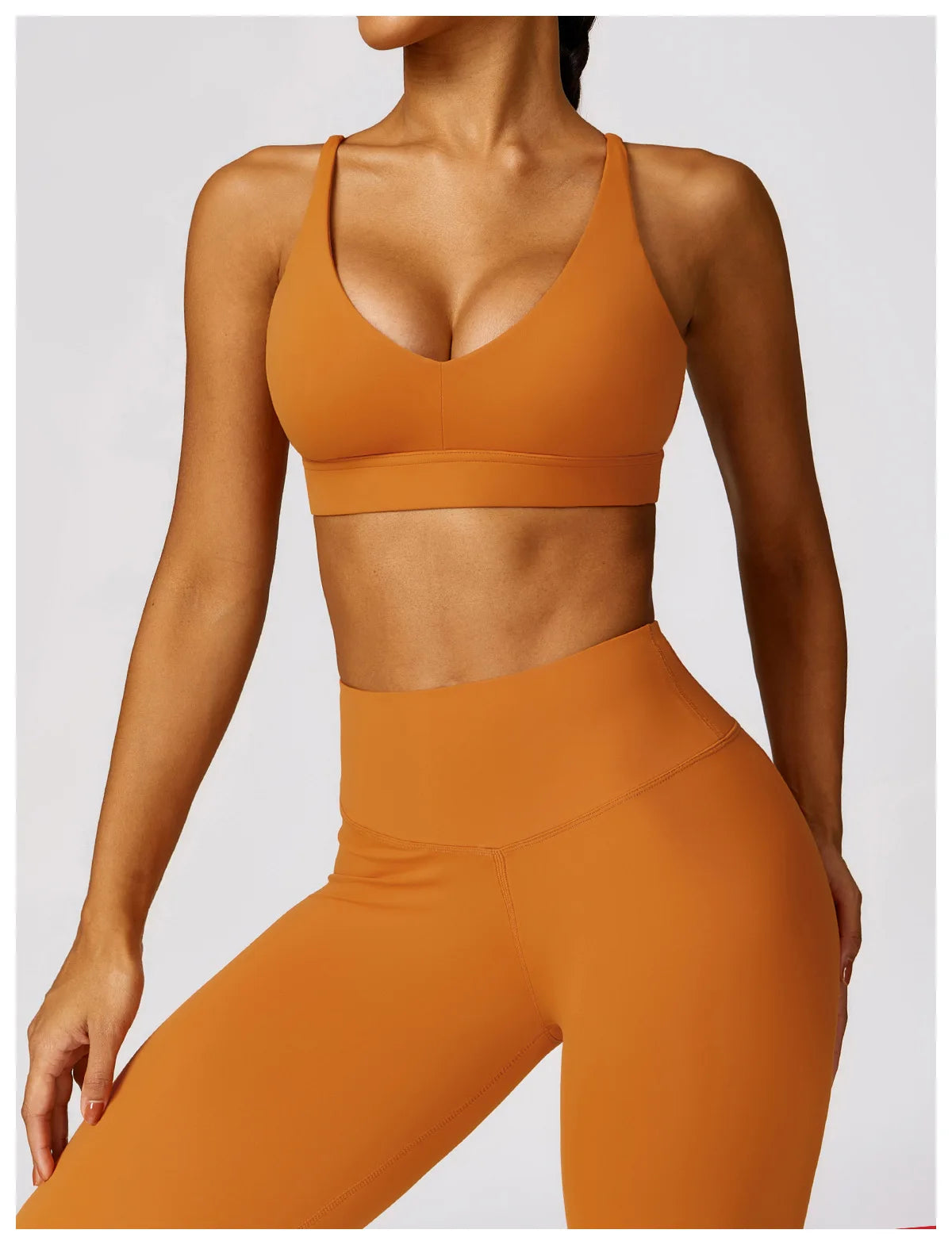 YogaFit Duo: High-Waist Crop & Leggings set