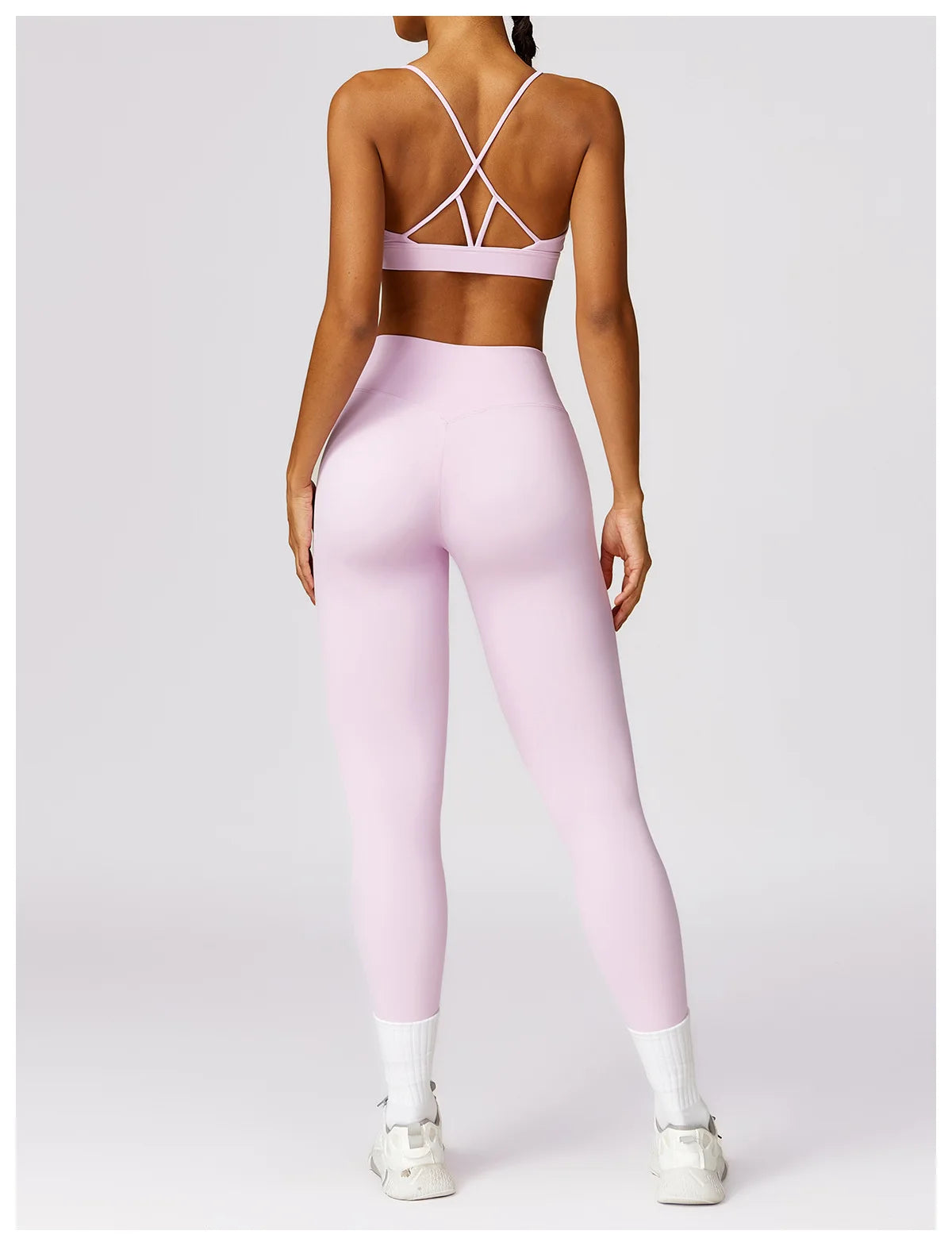 YogaFit Duo: High-Waist Crop & Leggings set