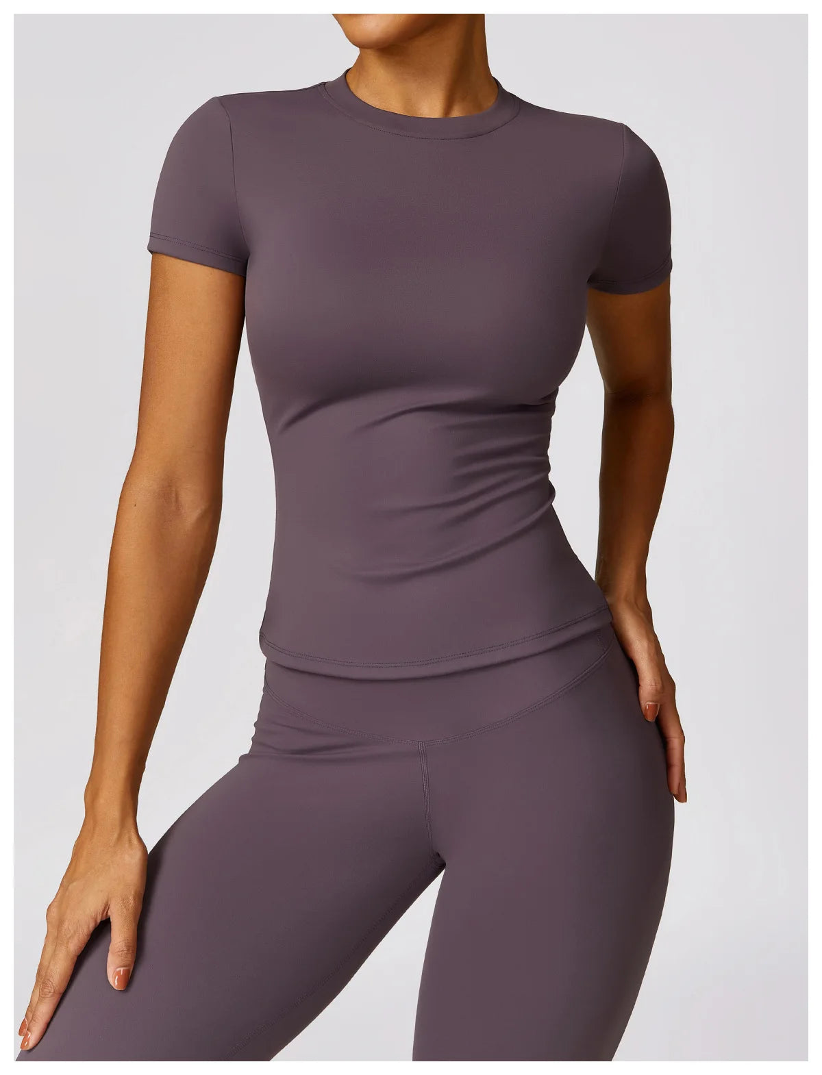 YogaFit Duo: High-Waist Crop & Leggings set