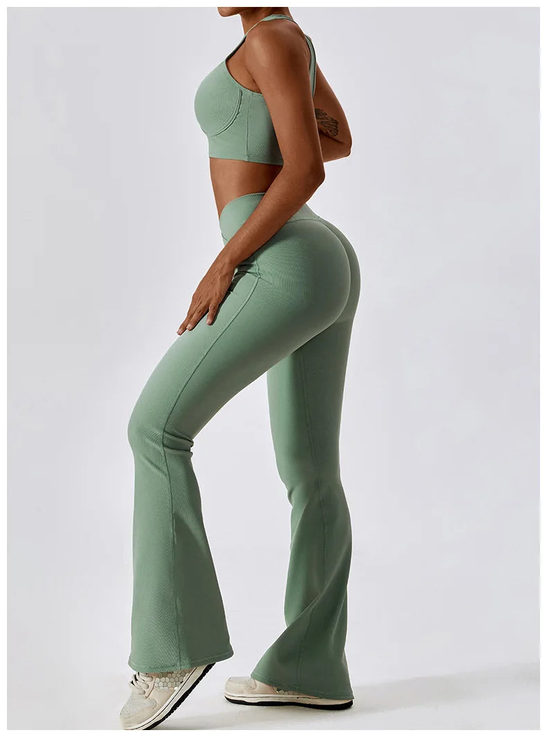 YogaFit: High Waist Flare Legging