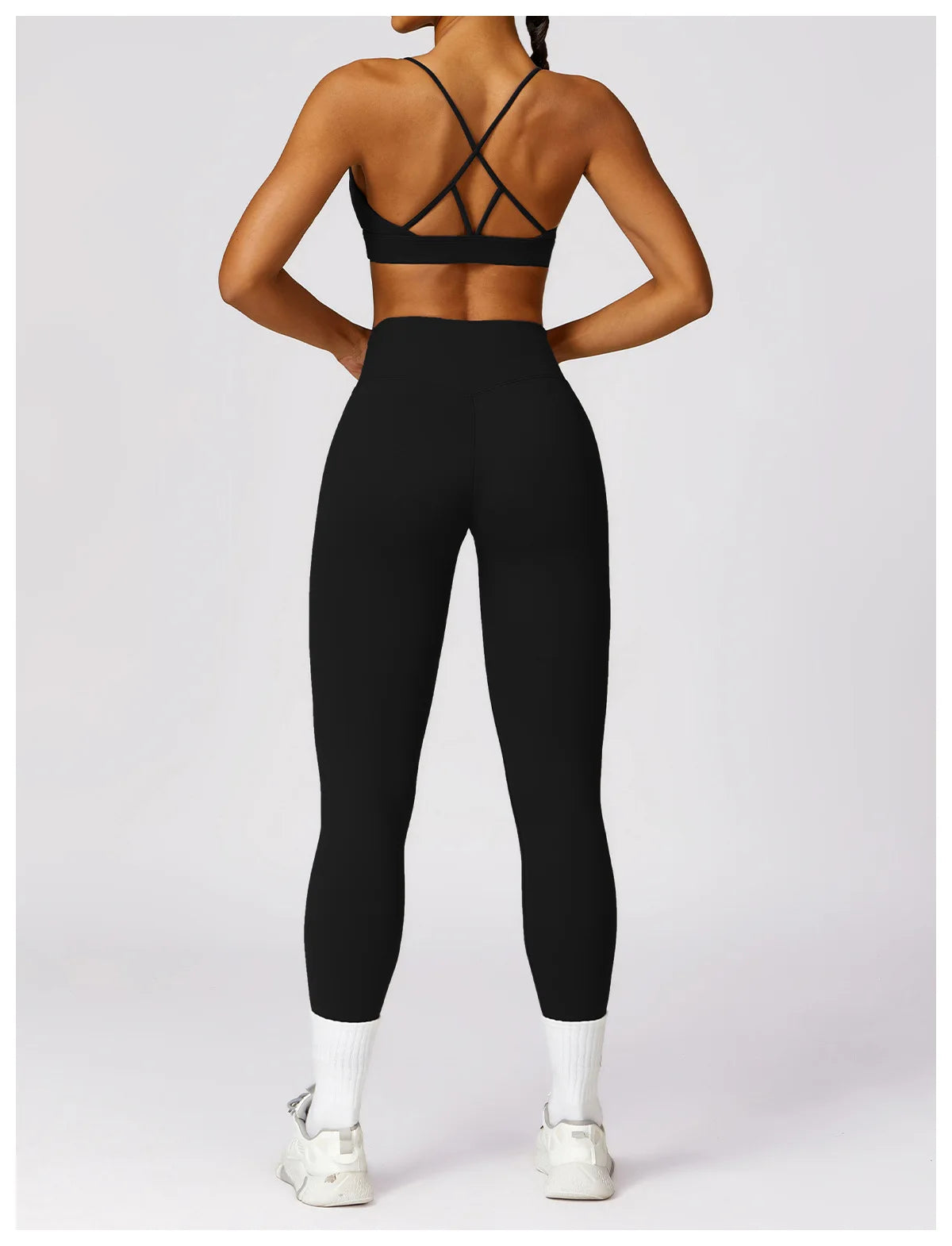 YogaFit Duo: High-Waist Crop & Leggings set