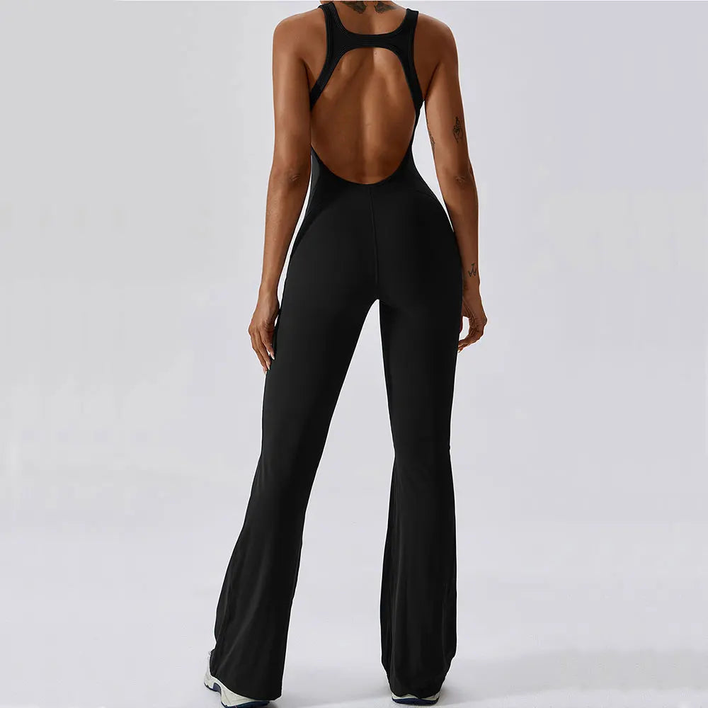 YogaFit: Solid Sculpt One-Piece Jumpsuit