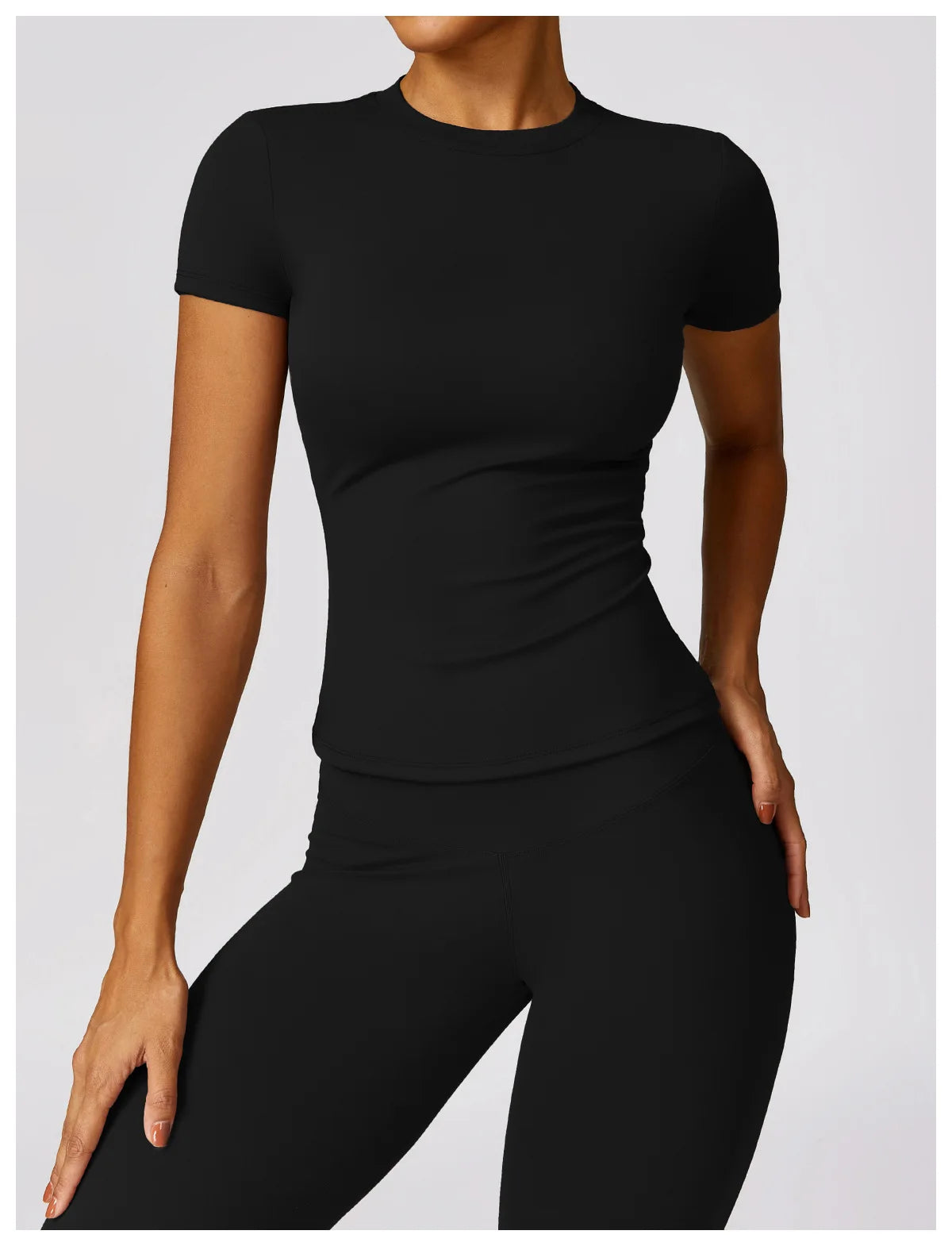 YogaFit Duo: High-Waist Crop & Leggings set