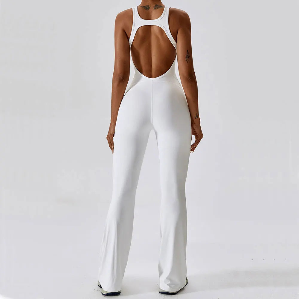 YogaFit: Solid Sculpt One-Piece Jumpsuit